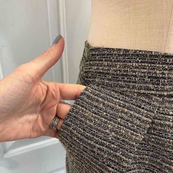 Tabitha for Anthropologie Boucle Melange Mini Skirt with Pockets - Picture 4 of 12
